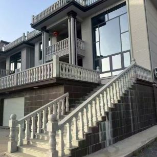 内蒙古 芝麻白别墅阳台栏杆，楼梯栏杆