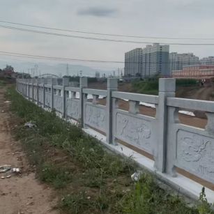 内蒙古 石材河道栏杆