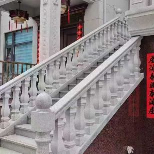 内蒙古 天然石材 阳台庭院护栏、栏杆