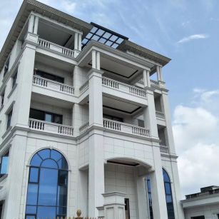 内蒙古芝麻白别墅干挂效果展示