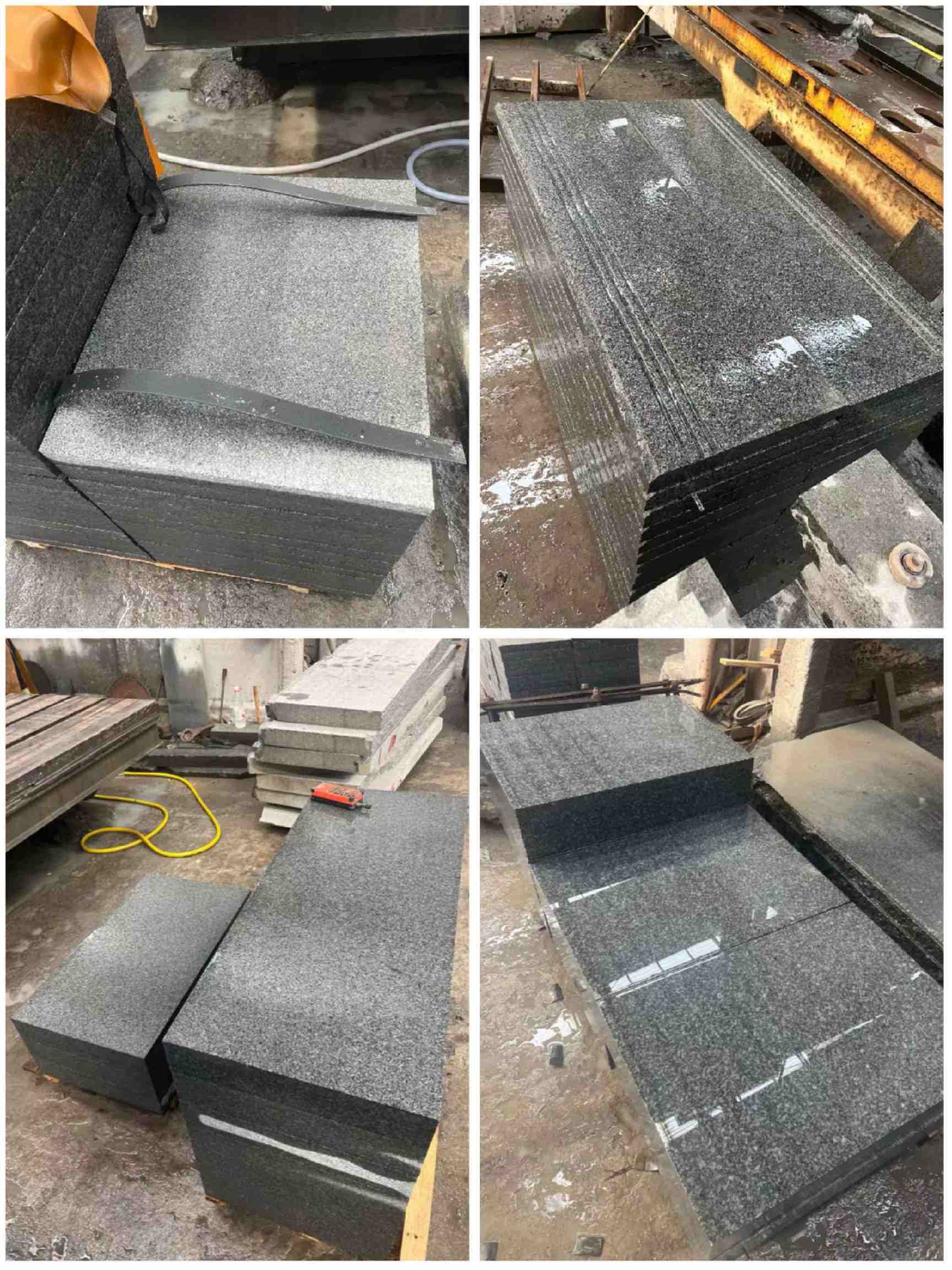 内蒙古 芝麻黑地铺石材