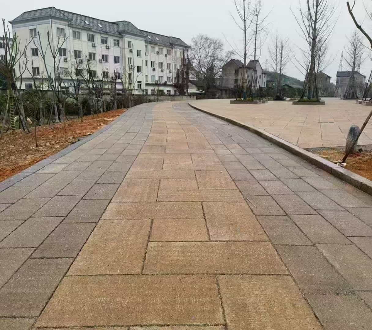 内蒙古仿古石铺装效果