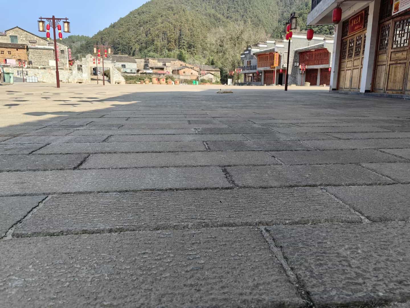 内蒙古仿古石铺装效果
