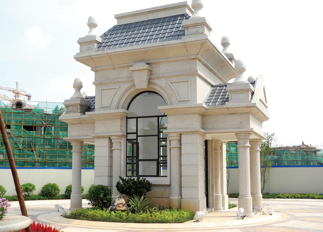 内蒙古花岗岩在建筑外墙的应用