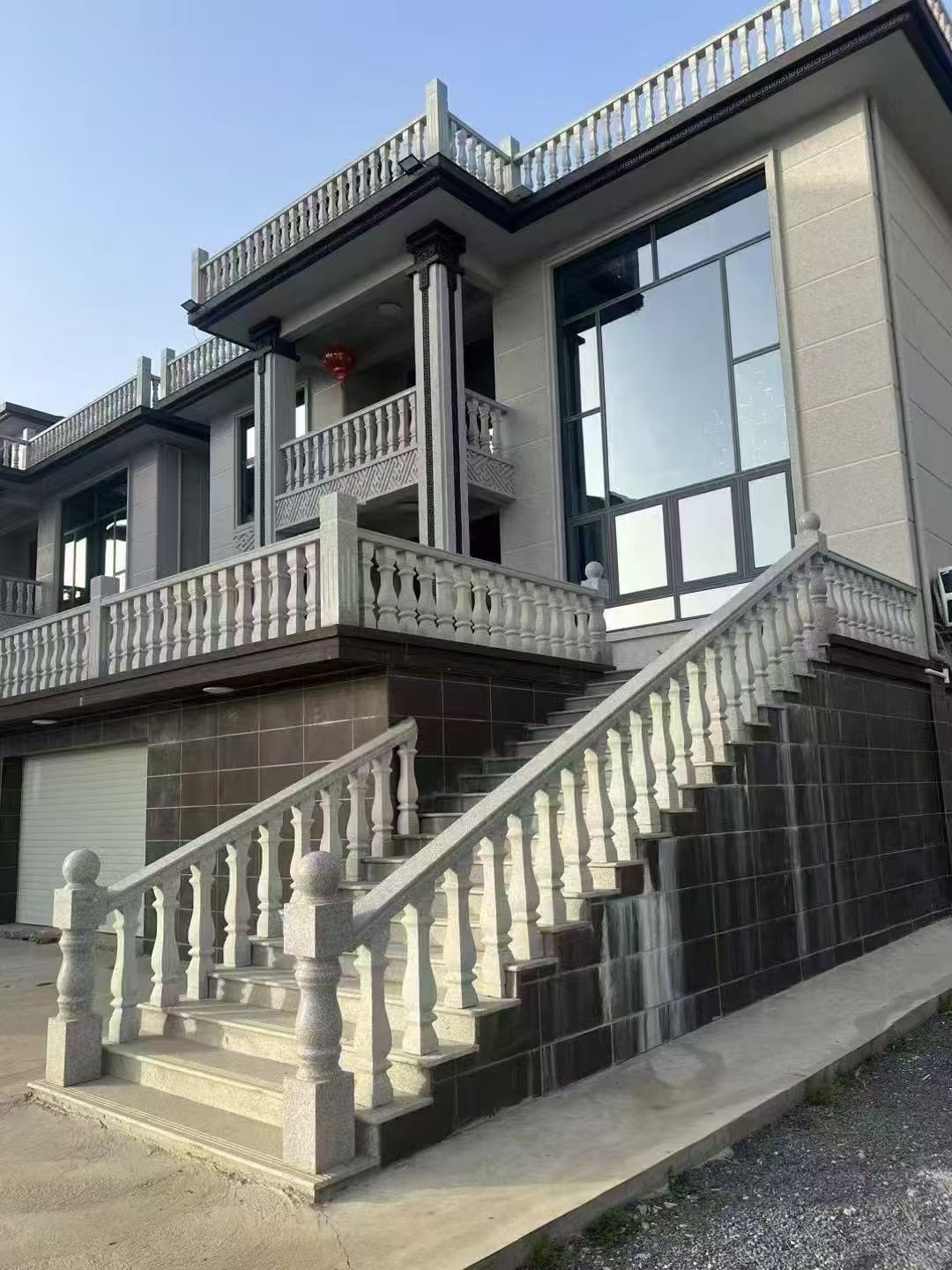 内蒙古 芝麻白别墅阳台栏杆，楼梯栏杆