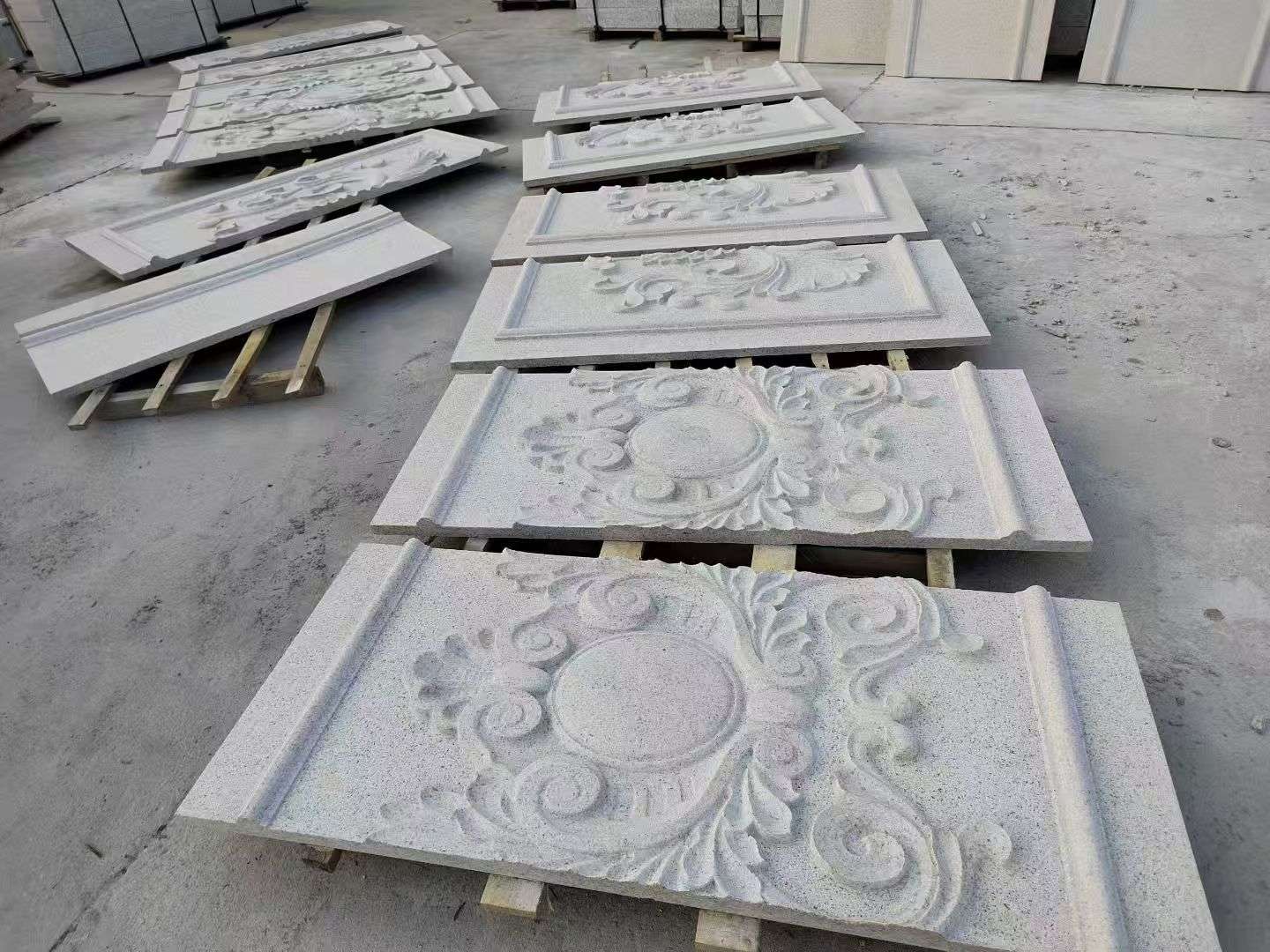 内蒙古 芝麻白干挂雕花板