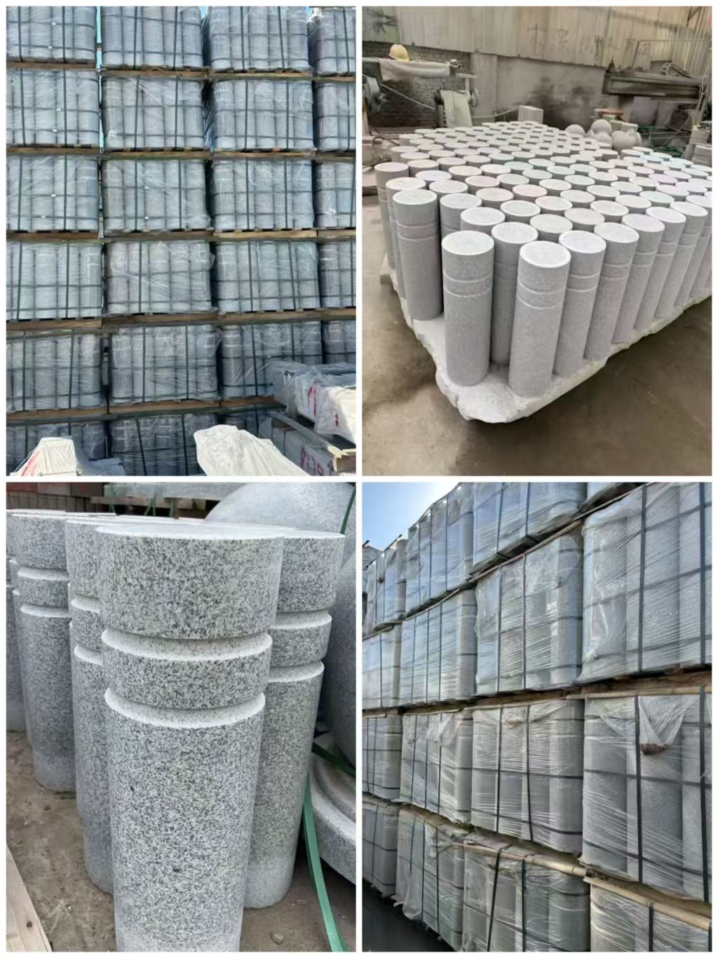 内蒙古 芝麻白花岗岩挡车柱、隔离柱多少钱